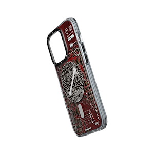 قاب آیفون 13/14/15 یانگکیت مدل Futuristic Circuit Board YOUNGKIT Futuristic Circuit Board Red iPhone 13/14/15 Case